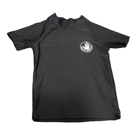 Body Glove Black Short Sleeved Swim Rash Guard UPF 50+ Sun Protection Swim Shirt - Picture 1 of 4